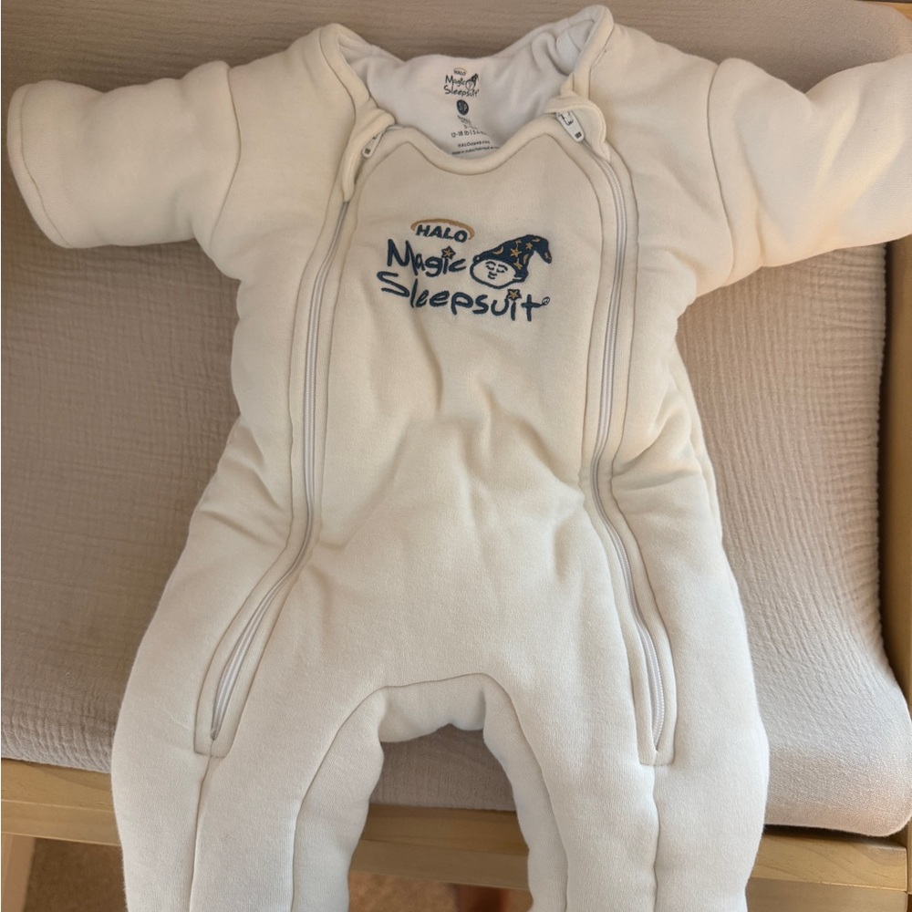 Halo Magic Sleepsuit Cream Size Small